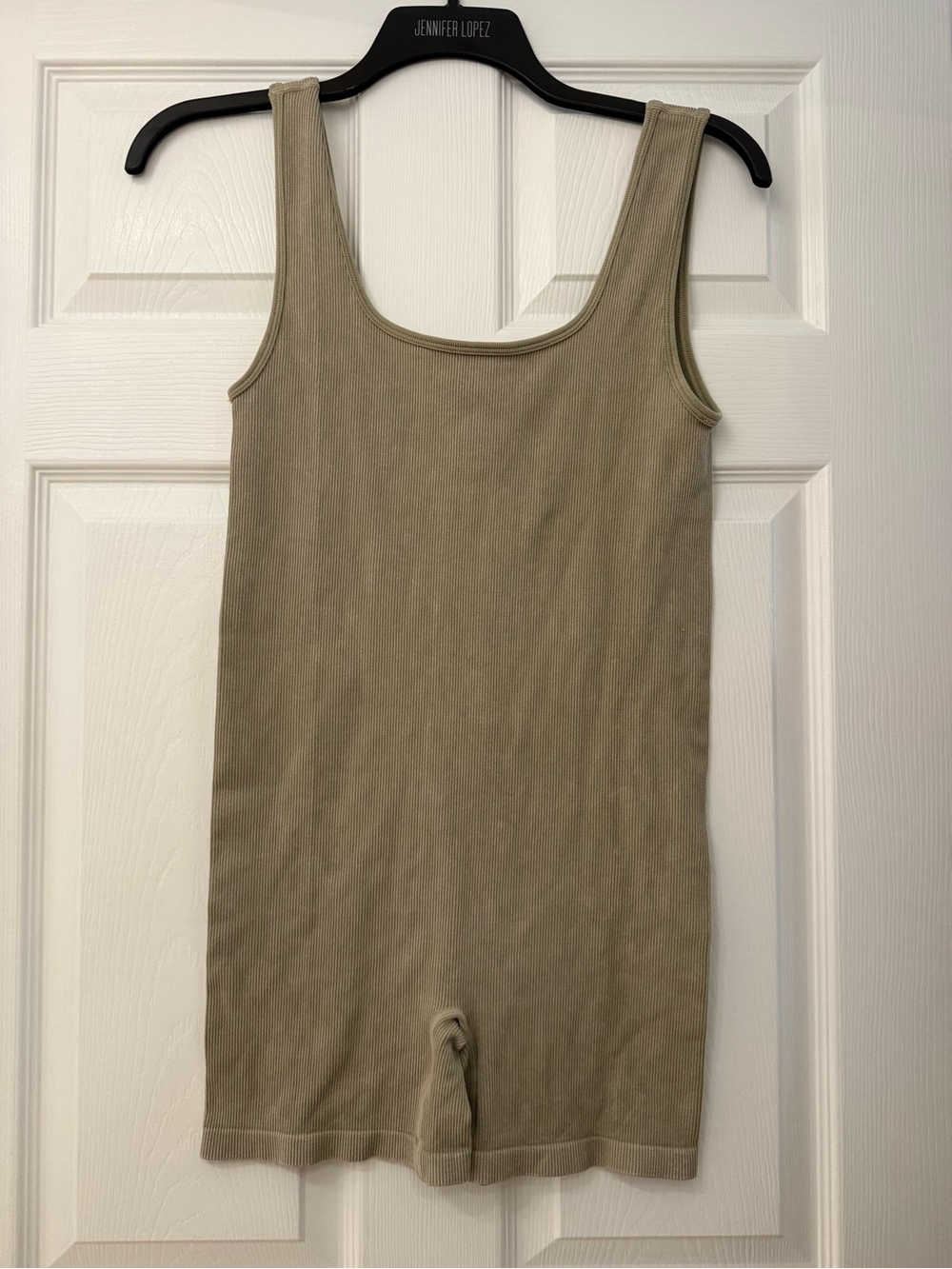 New Tank Romper in Olive Green